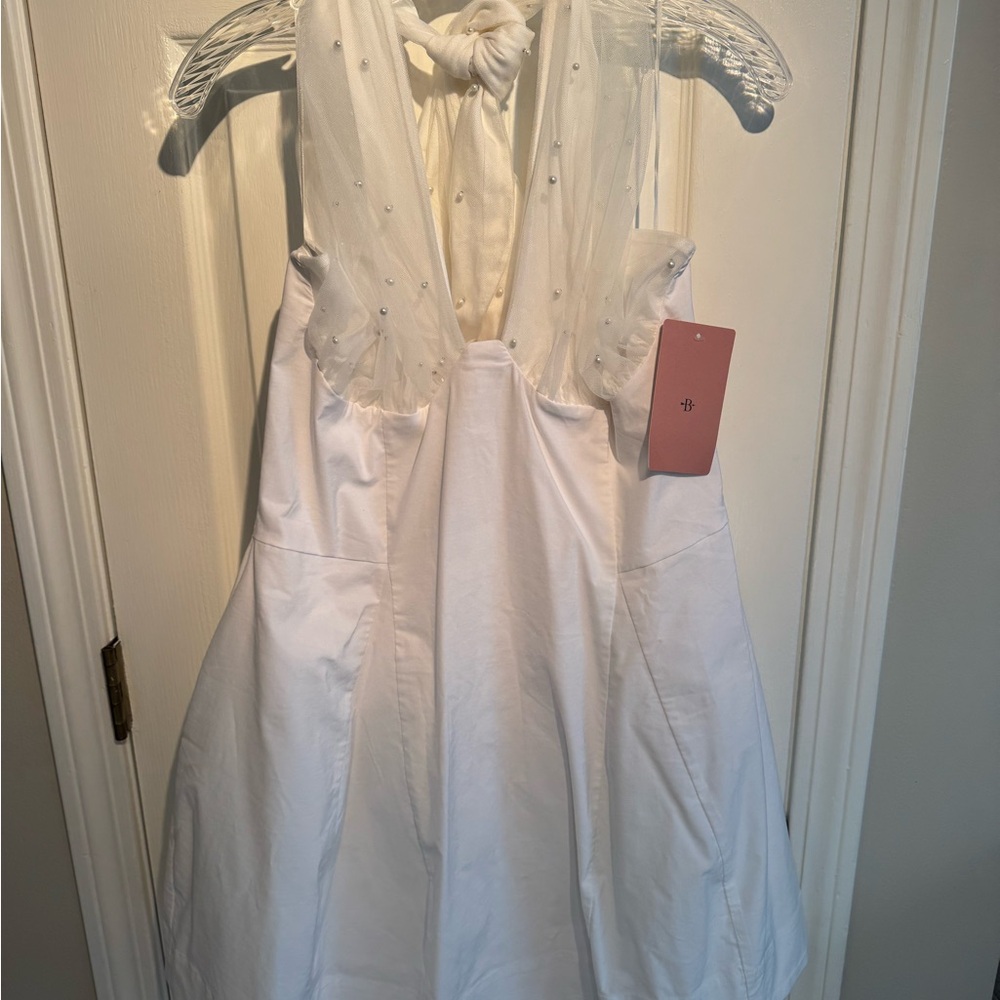 BHLDN White Mini dress NWT